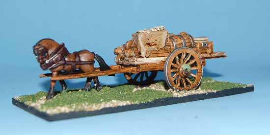 Flat Cart - supplies with spoked wheels